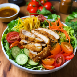 Salade aux Tenders croustillants