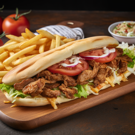 Menu Chawarma au poulet